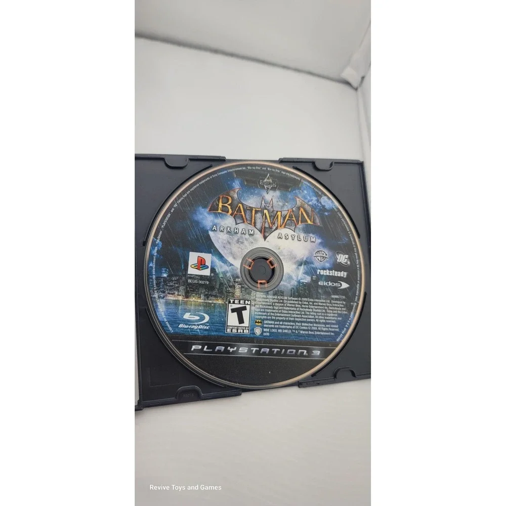 Batman: Arkham Asylum (Sony Playstation 3 PS3 2009) Disc Only Tested and Working